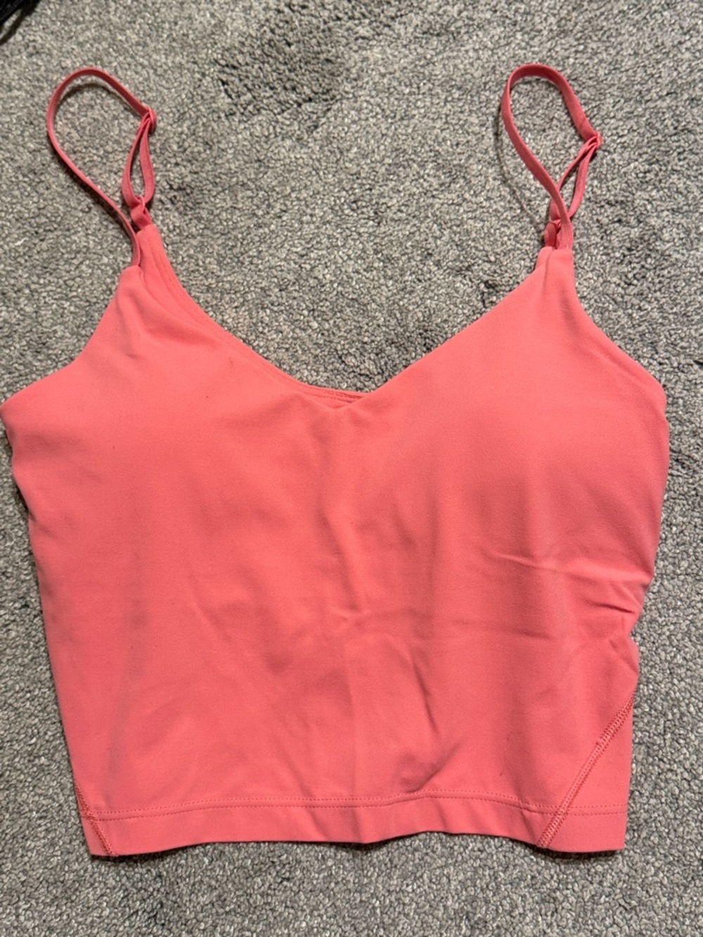 Coral Lululemon Align Tank: Spaghetti Strap